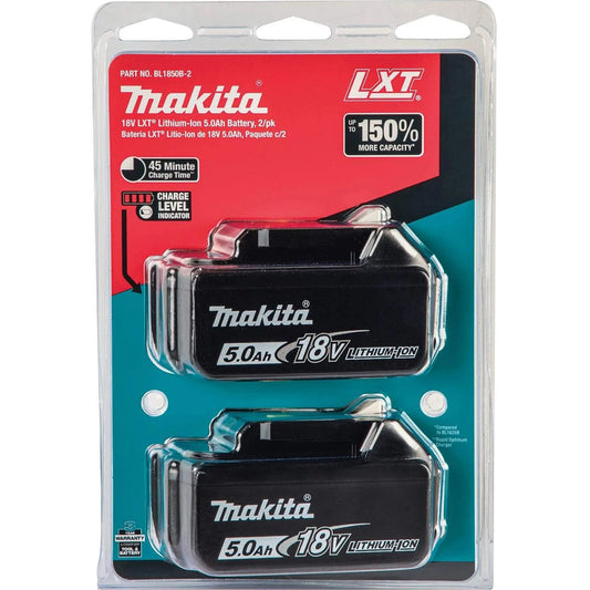 Makita DTM51Z 18V LXT Multi‑Tool Bundle – 2×5.0Ah Batteries Included (Blue)